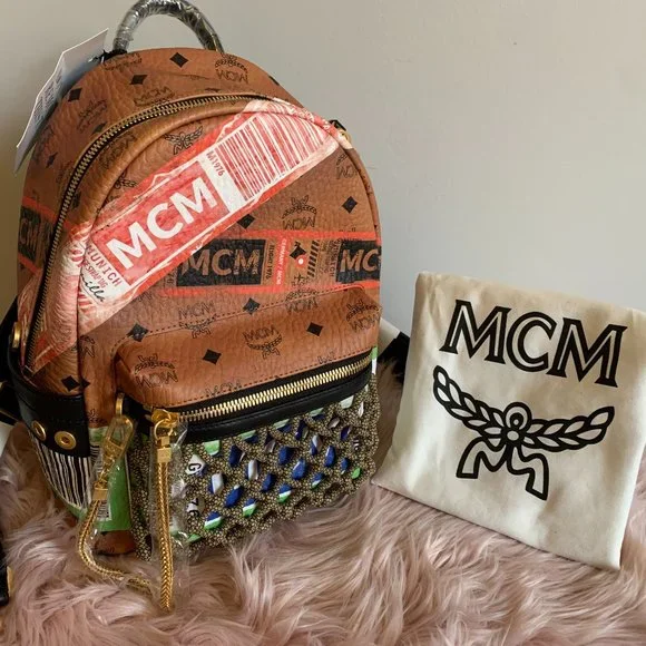 バッグ MCM Stark Flight Print BackPack MCM | Bags | Nwt Mcm Stark Flight Print Visetos Backpack W
